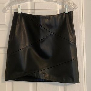 Zara - faux leather skirt